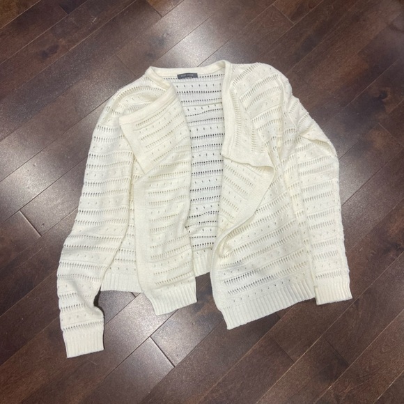 Knit cardigan sweater cream - Picture 2 of 5